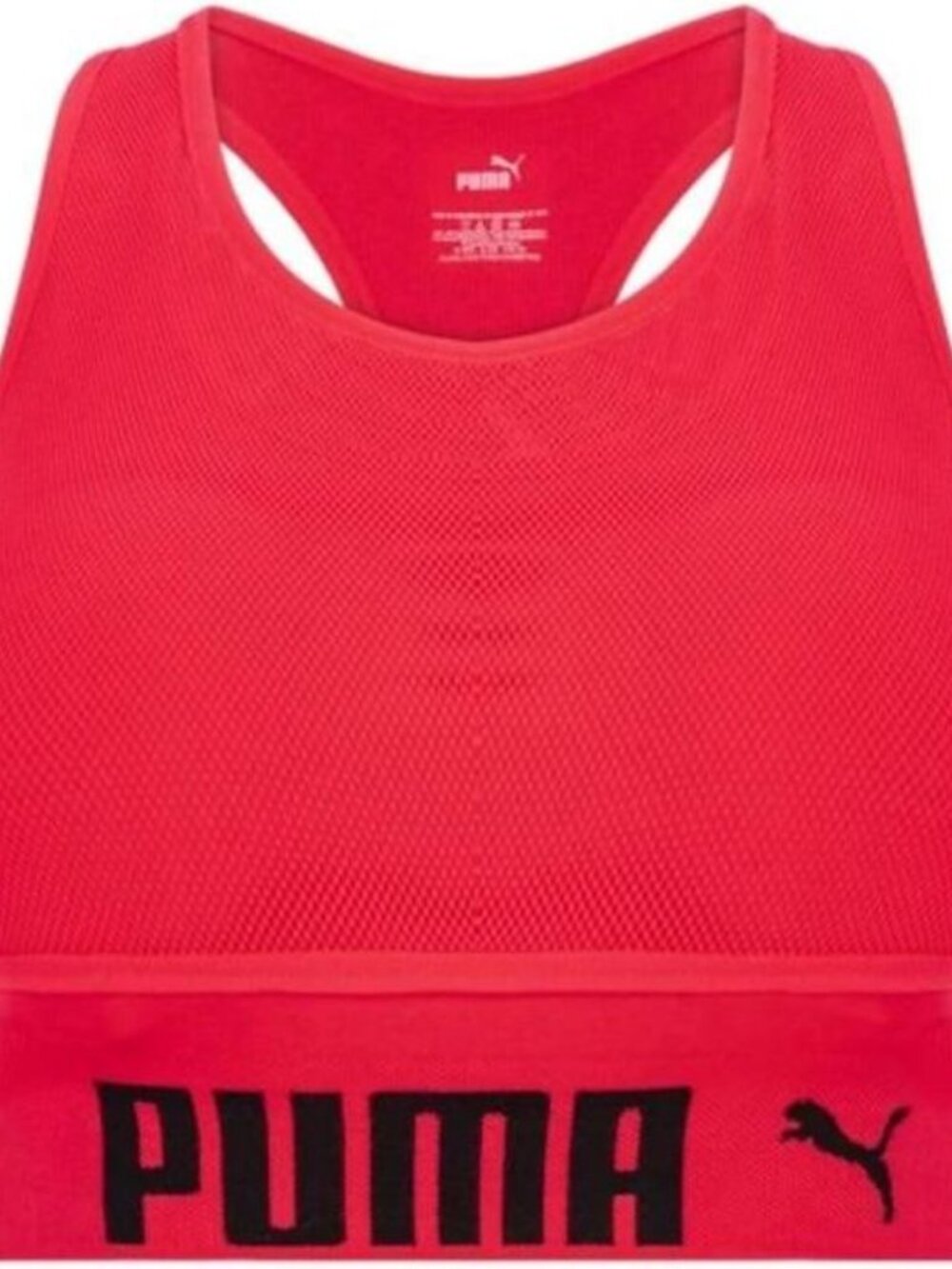 Puma Size 1X Sports Bra Red